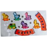 قطار موزیکال پارس چراغدار حیوانات - Image 5